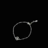 Silver bracelet with cross 