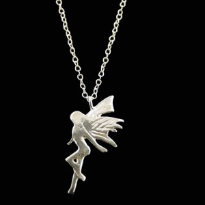 Silver chain with fairy